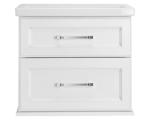 Тумба белый серебряная патина 68,8 см ASB-Woodline Венеция 4607947232332