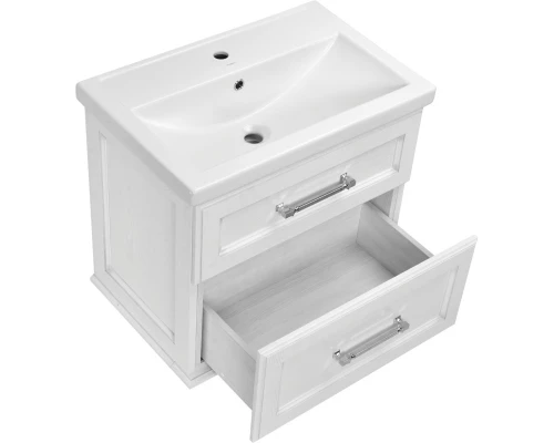 Тумба белый серебряная патина 68,8 см ASB-Woodline Венеция 4607947232332