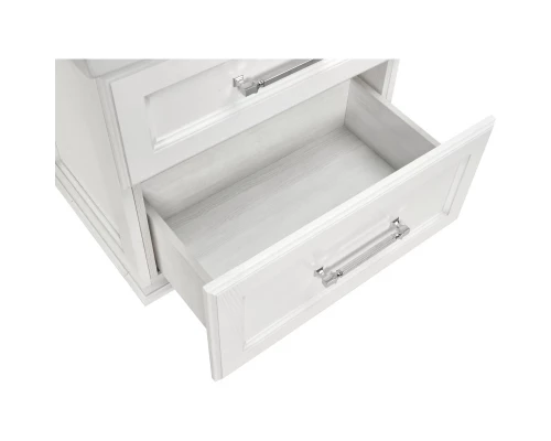 Тумба с раковиной белый серебряная патина 70,5 см ASB-Woodline Венеция