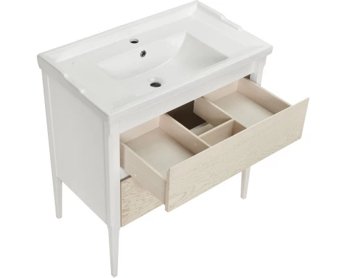 Комплект мебели белый матовый/бежевый 80,5 см ASB-Woodline Лорена