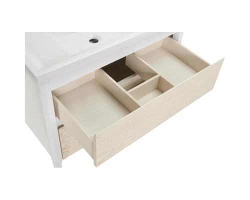 Комплект мебели белый матовый/бежевый 80,5 см ASB-Woodline Лорена