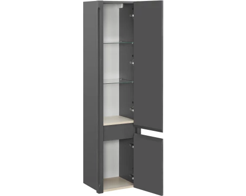 Пенал подвесной серый R ASB-Woodline Лорена 4607947232264