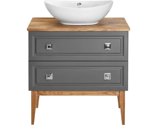 Тумба серый матовый 79 см ASB-Woodline Каталина 4607947232547