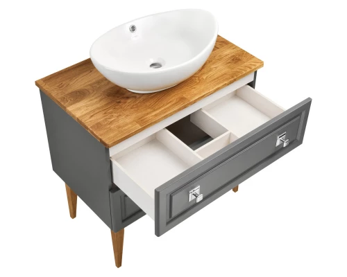 Тумба серый матовый 79 см ASB-Woodline Каталина 4607947232547