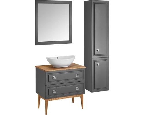 Тумба серый матовый 79 см ASB-Woodline Каталина 4607947232547