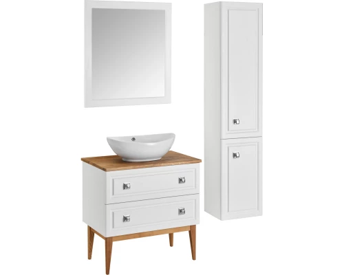 Пенал подвесной слоновая кость R ASB-Woodline Каталина 4607947232431