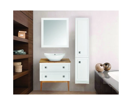 Тумба слоновая кость 79 см ASB-Woodline Каталина 4607947232578