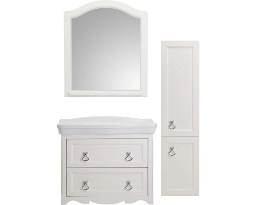 Зеркало 78,4x90 см слоновая кость ASB-Woodline Верано 4607947232653