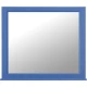 Зеркало 95,8x85 см синий матовый ASB-Woodline Толедо 4607947232776