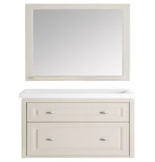 Комплект мебели бежевый матовый 101 см ASB-Woodline Кастелло