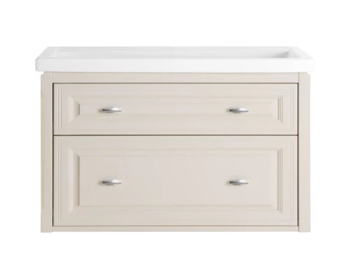 Комплект мебели бежевый матовый 101 см ASB-Woodline Кастелло