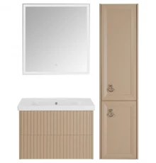 Комплект мебели капучино матовый 80 см ASB-Woodline Риола