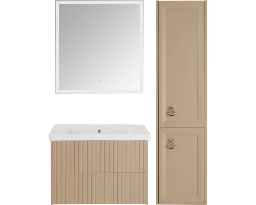 Комплект мебели капучино матовый 80 см ASB-Woodline Риола