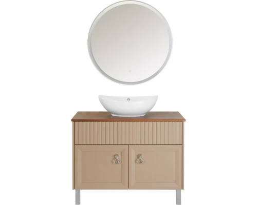 Комплект мебели капучино матовый 100 см ASB-Woodline Риола