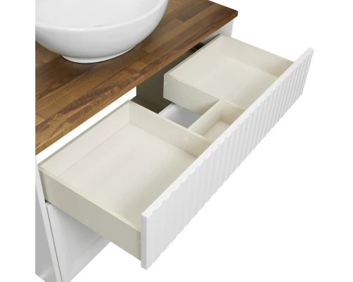 Тумба с раковиной слоновая кость 100 см ASB-Woodline Риола