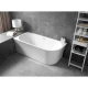 Акриловая ванна 150x78 см L Abber AB9257-1.5 L