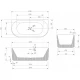 Акриловая ванна 170x80 см Abber AB9330-1.7