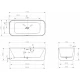Акриловая ванна 170x75 см Abber AB9363-1.7