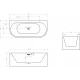Акриловая ванна 170x78 см Abber AB9310