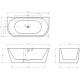 Акриловая ванна 170x80 см Abber AB9216-1.7MB