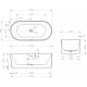 Акриловая ванна 170x80 см Abber AB9325-1.7