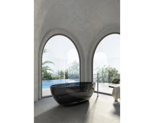 Ванна из полиэфирной смолы 165x78 см Abber Kristall AT9701Onyx