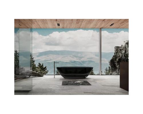 Ванна из полиэфирной смолы 180x85 см Abber Kristall AT9702Onyx