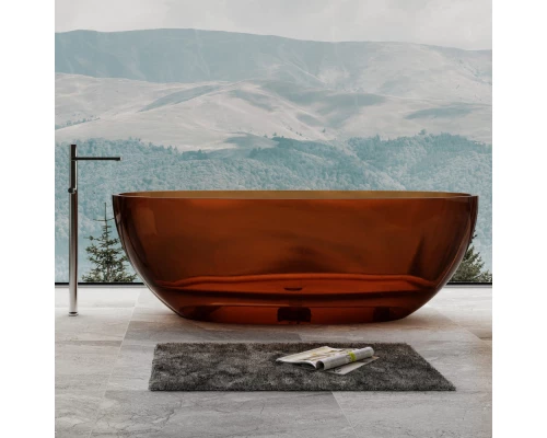 Ванна из полиэфирной смолы 165x78 см Abber Kristall AT9701Opal