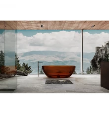 Ванна из полиэфирной смолы 165x78 см Abber Kristall AT9701Opal