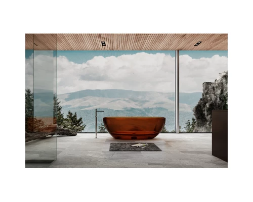 Ванна из полиэфирной смолы 165x78 см Abber Kristall AT9701Opal