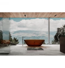 Ванна из полиэфирной смолы 180x85 см Abber Kristall AT9702Opal