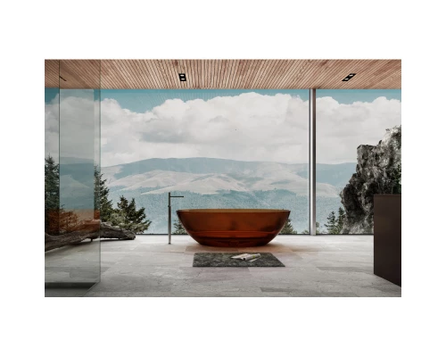 Ванна из полиэфирной смолы 180x85 см Abber Kristall AT9702Opal