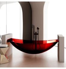 Ванна из полиэфирной смолы 180x80 см Abber Kristall AT9704Rubin