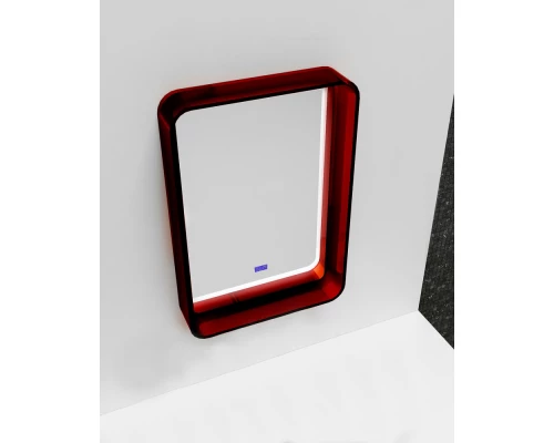Зеркало 55x80 см красный Abber Kristall AT6701Rubin