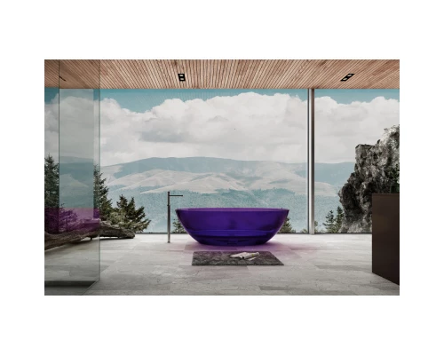 Ванна из полиэфирной смолы 180x85 см Abber Kristall AT9702Amethyst