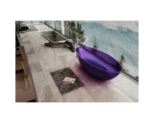 Ванна из полиэфирной смолы 180x85 см Abber Kristall AT9702Amethyst