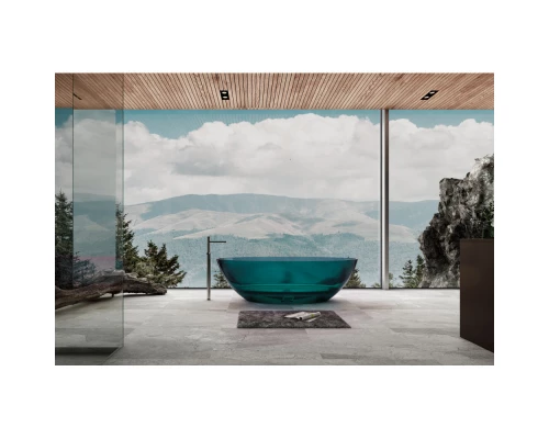 Ванна из полиэфирной смолы 180x85 см Abber Kristall AT9702Aquamarin