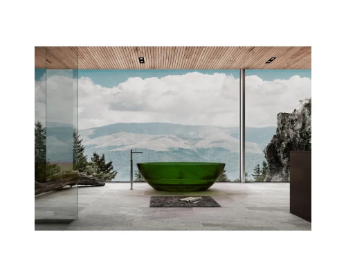 Ванна из полиэфирной смолы 180x85 см Abber Kristall AT9702Emerald