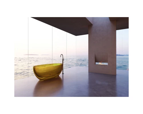 Ванна из полиэфирной смолы 170x75 см Abber Kristall AT9703Amber