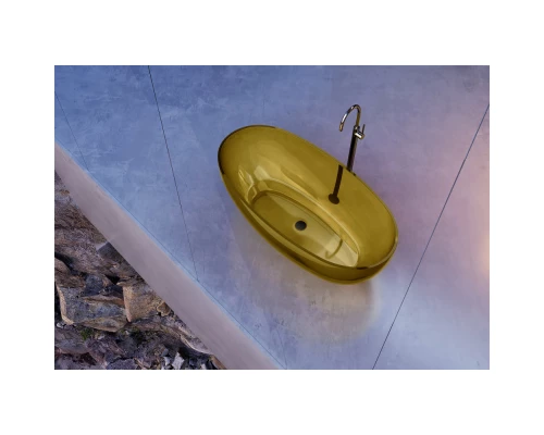 Ванна из полиэфирной смолы 170x75 см Abber Kristall AT9703Amber