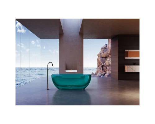 Ванна из полиэфирной смолы 170x75 см Abber Kristall AT9703Aquamarin