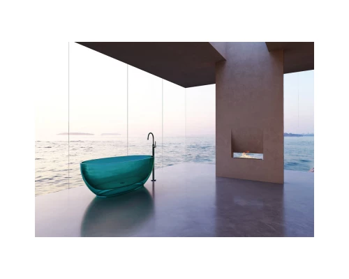 Ванна из полиэфирной смолы 170x75 см Abber Kristall AT9703Aquamarin