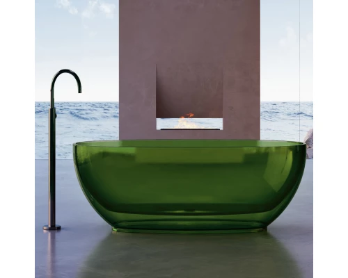 Ванна из полиэфирной смолы 170x75 см Abber Kristall AT9703Emerald