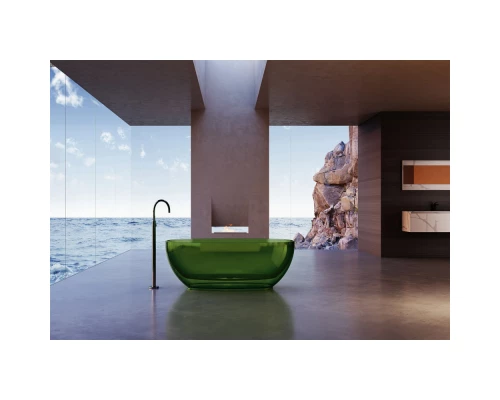 Ванна из полиэфирной смолы 170x75 см Abber Kristall AT9703Emerald