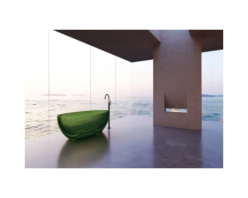 Ванна из полиэфирной смолы 170x75 см Abber Kristall AT9703Emerald