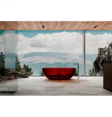 Ванна из полиэфирной смолы 170x75 см Abber Kristall AT9703Rubin