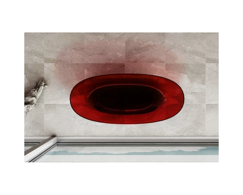 Ванна из полиэфирной смолы 170x75 см Abber Kristall AT9703Rubin