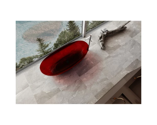 Ванна из полиэфирной смолы 170x75 см Abber Kristall AT9703Rubin