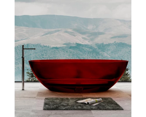 Ванна из полиэфирной смолы 180x85 см Abber Kristall AT9702Rubin