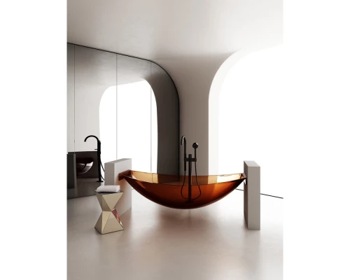 Ванна из полиэфирной смолы 180x80 см Abber Kristall AT9704Opal